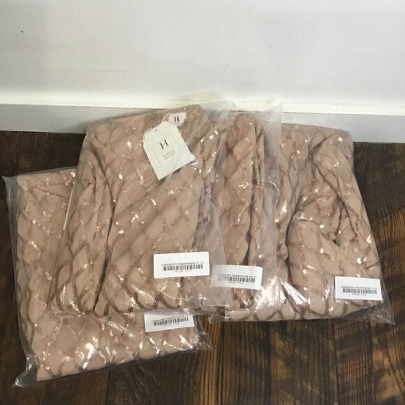 Sexy Rose Gold Diamon Shape Sequins Bodycon Dress - Picture 6 of 9